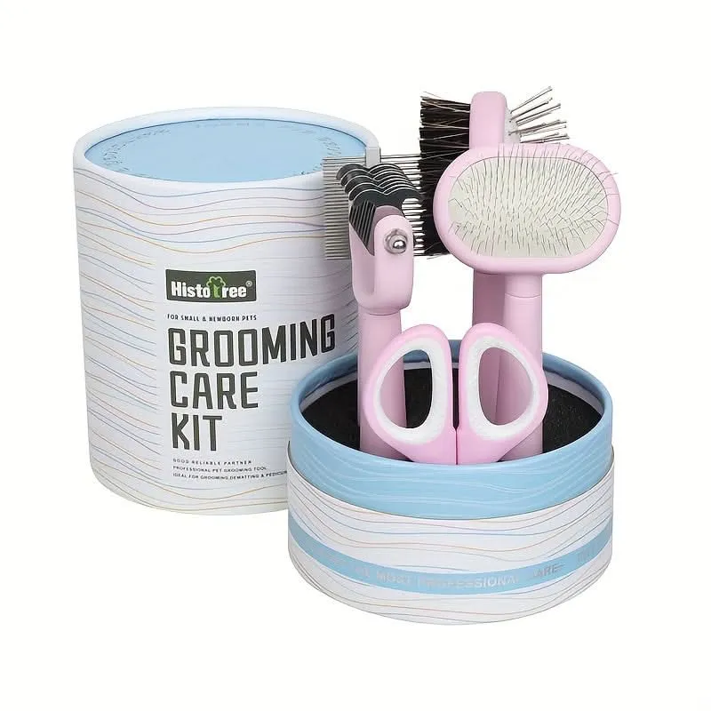 Double-Sided Pet Grooming Comb & Clippers