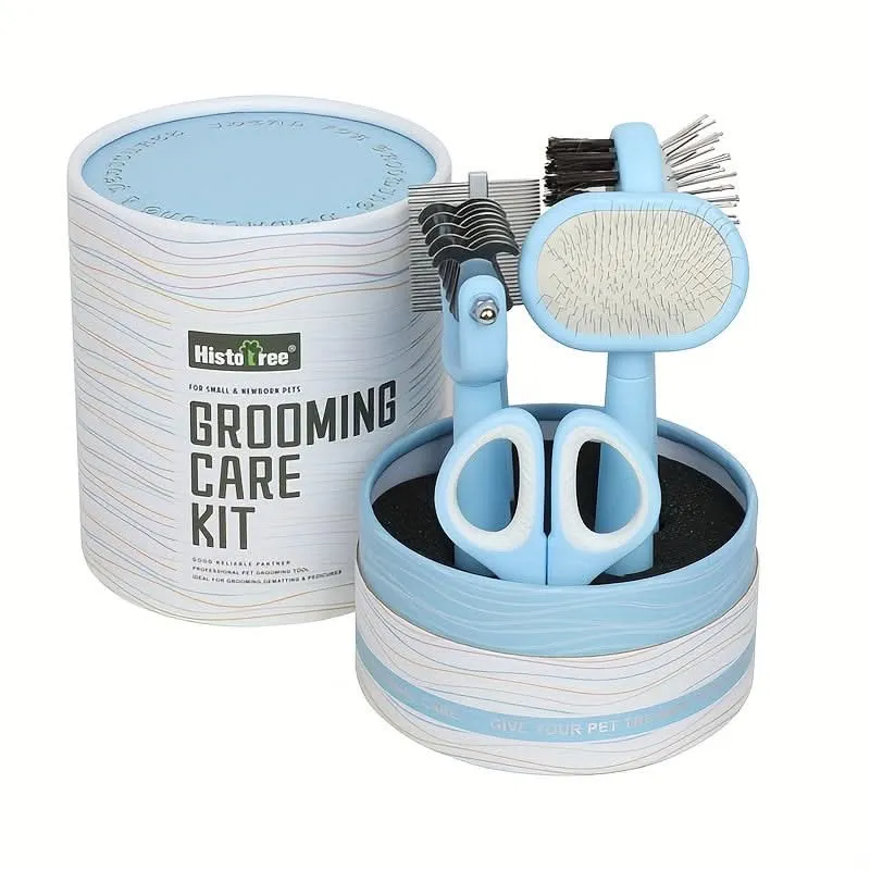 Double-Sided Pet Grooming Comb & Clippers