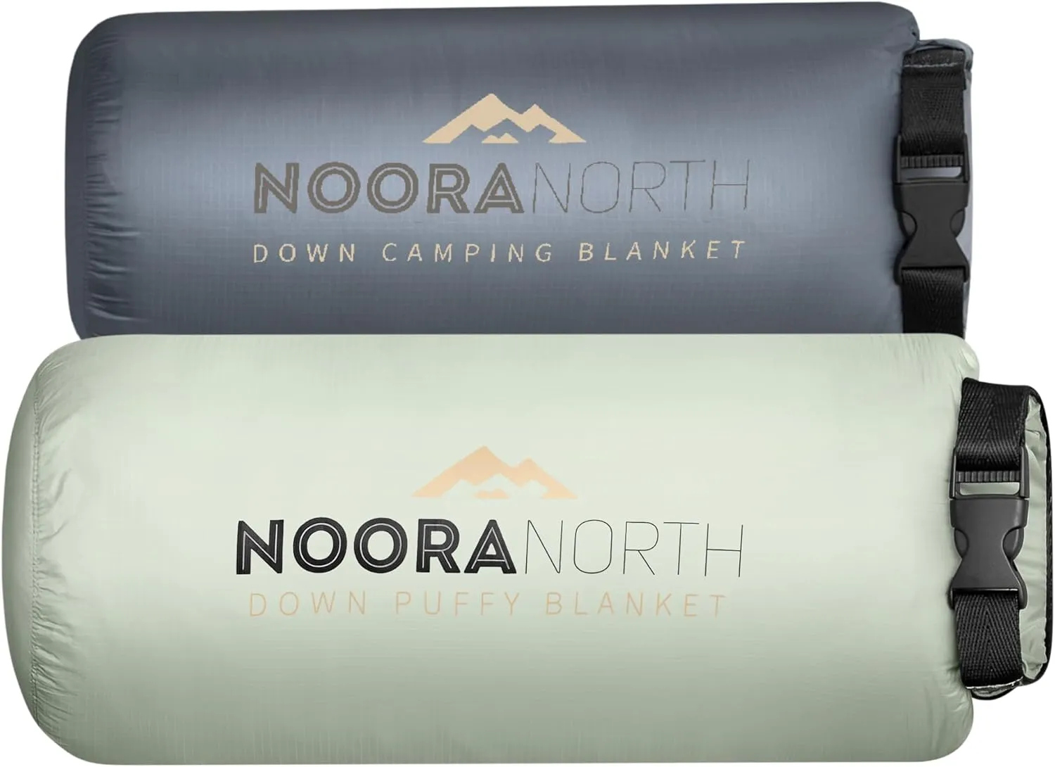 Down Camping Blanket with Footbox - Packable Warm Puffy Ultralight Camp Quilt - Fill Power 650 - Water Resistant for Backpacking Hiking Travel – Compact Outdoor Throw Sleeping Blanket with Bag - 52x77