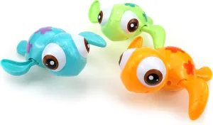 DUCKBOXX XX Wind-up Swimming Sea Turtles Bath Toy, No Battery Mold-Free Anti-Rust Interactive Montessori Toy for Kids 18M  (3pcs)