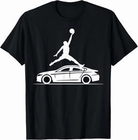 Dunking Over A Car Dunk Champion T-Shirt
