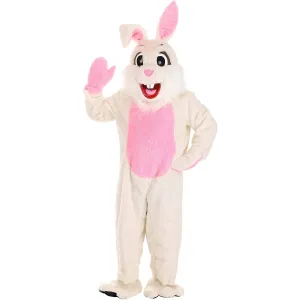 Easter Bunny Costume Adult Mascot Bunny Rabbit Costume with Plush Bunny Mask