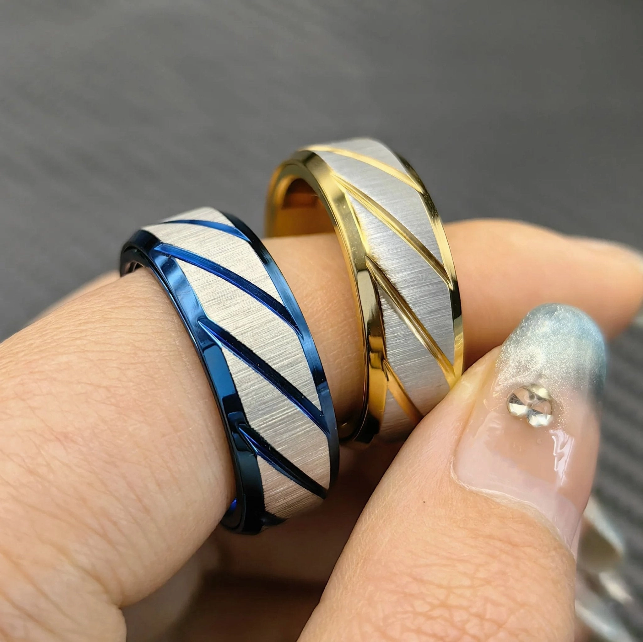 EDC Magnetic Metal Fidget Slider Ratchet Ring – A Stylish Ratchet Accessory for Stress Relief, ADHD Focus, and Haptic Satisfaction