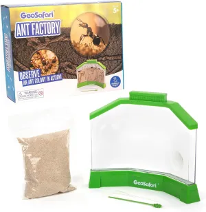 Educational Insights GeoSafari Ant Factory with Sand, Watch Live Ants, STEM Learning Toy, Ages 5 , Large