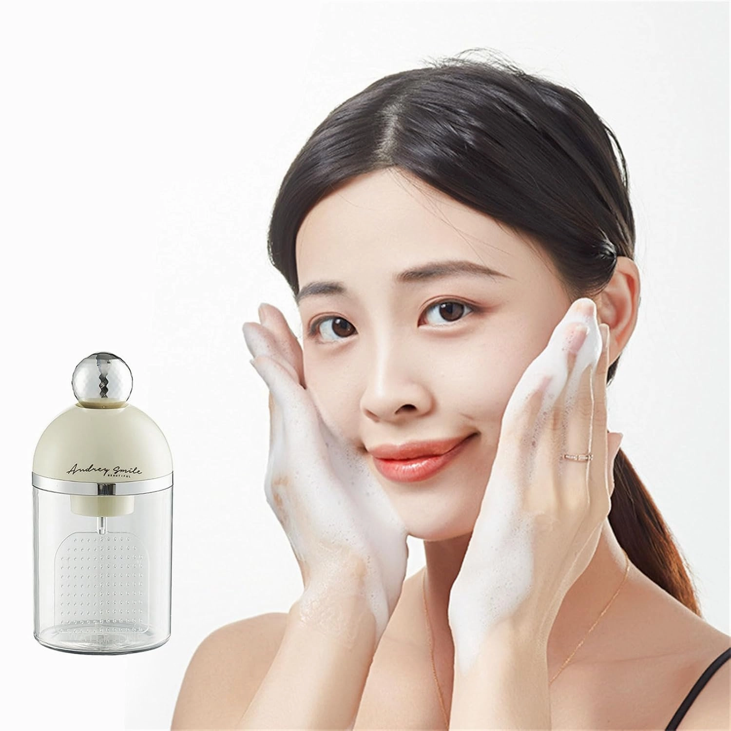 Electric Foam Maker Dispenser Shampoo Bubbler Skincare Tools Cleanser Foam Maker Face Wash Shower Tool For Home Travel