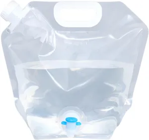 Ellniges]Portable Collapsible Water Container, 2.6 Gallon BPA-Free, Foldable Water Jug for Outdoor Activities, Leak-Proof, Freezable, Food Grade