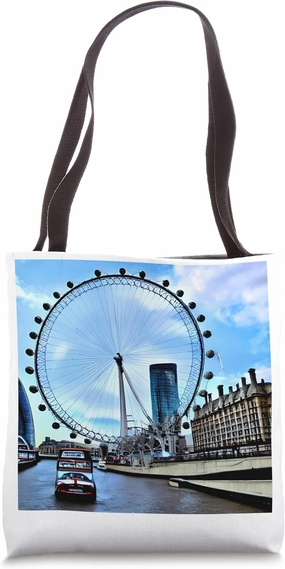 Enigmatic Perspective: The Hidden Charms of the London Eye Tote Bag