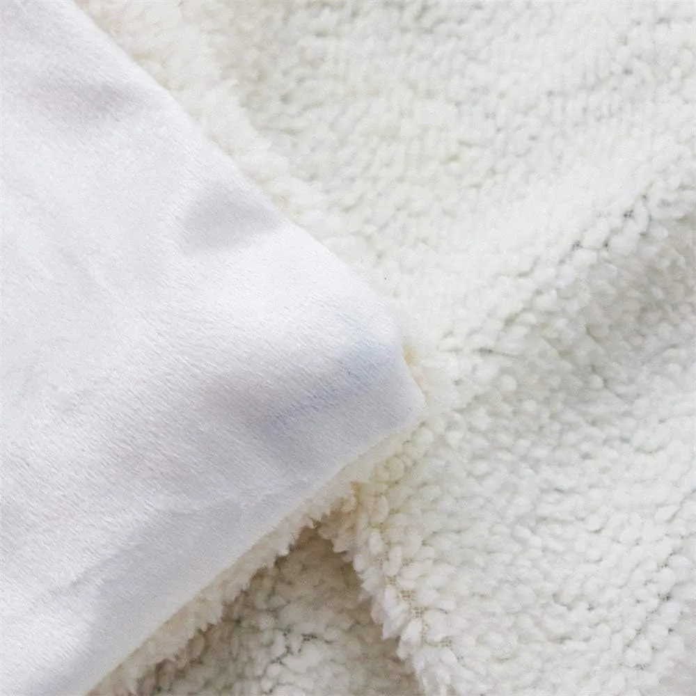 Erosebridal Polar Bear Plush Bed Blanket, Arctic Scenery Sherpa Blanket Throw Size, Natural Iceberg Pattern Throw Blanket for Kids Boys Adult, Cute Animal Fuzzy Blanket for Living Room, Grey White