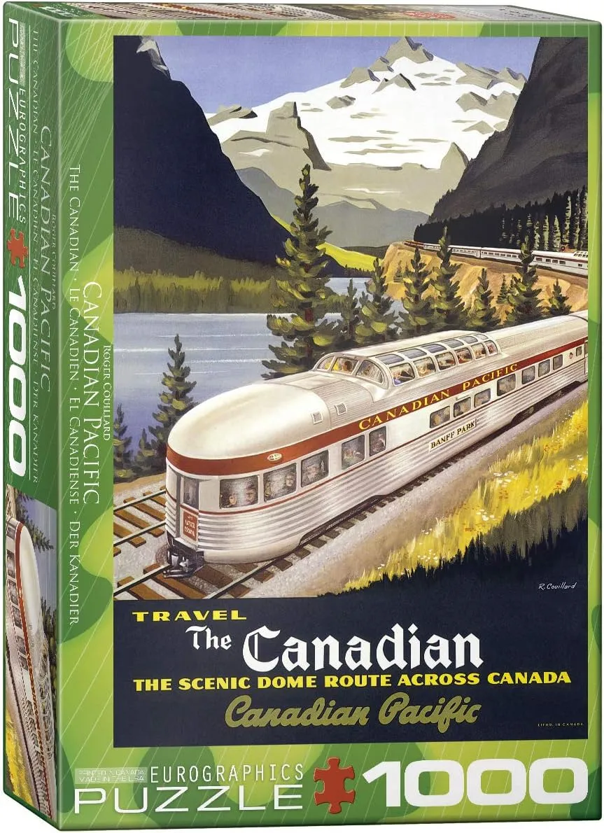 EuroGraphics CP Rail The Canadian 1000 Piece Puzzle (6000-0322)