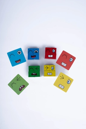 Face Changing Rubiks Cube with Pouch