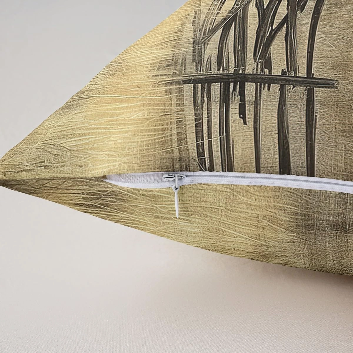 Farmhouse Pack of 4 Throw Pillow Covers 20x20 Inch Rustic Barn Pillow Covers for Kids Adults Country Landscape Windmill Horizontal Cushion Covers Countryside Rural Nature Cene Cushion Cases