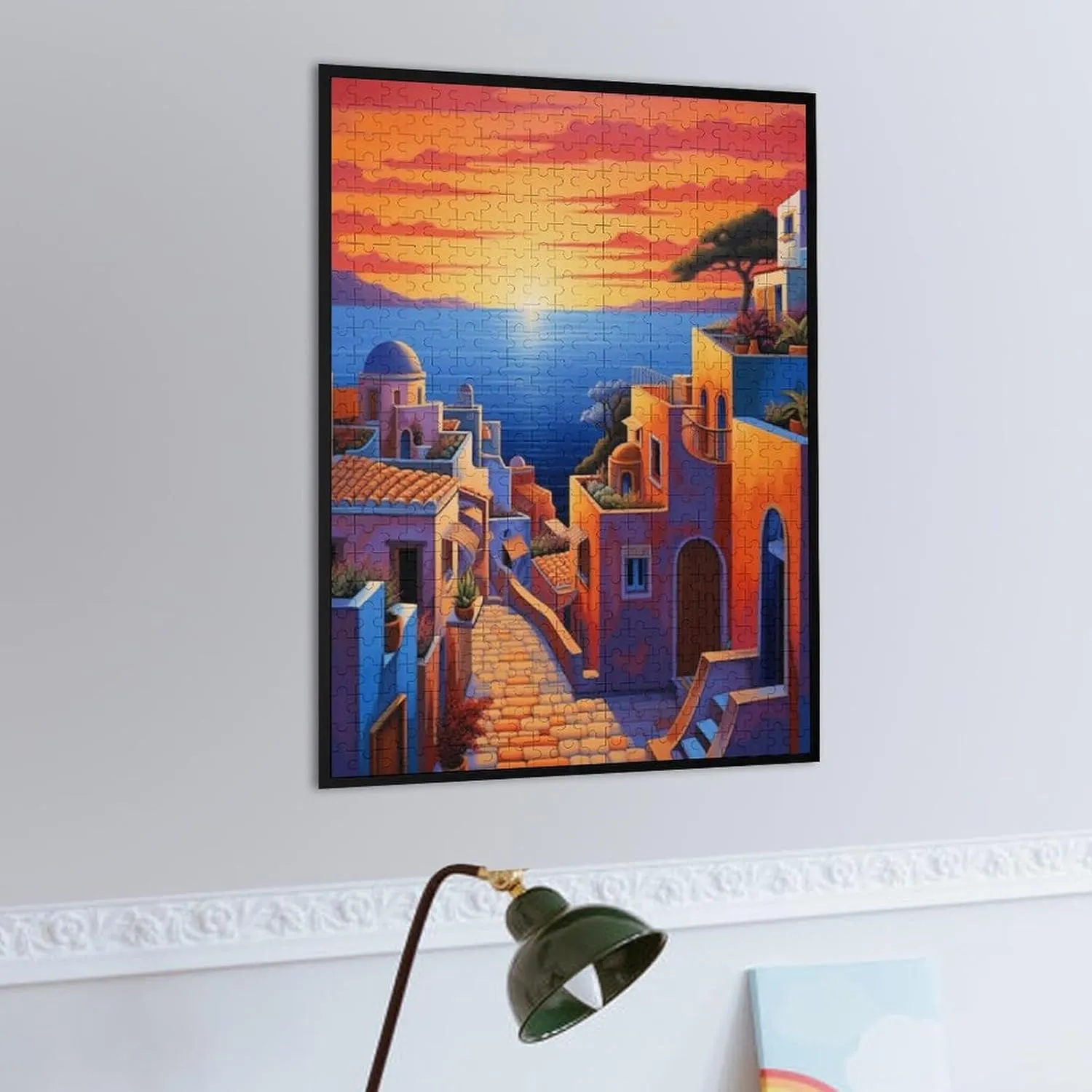 Fishing Village Puzzle for Adults and Kids Challenging Game Toys Impossible 500 Piece Puzzle Family Decoration Puzzle Funny Jigsaw Puzzle