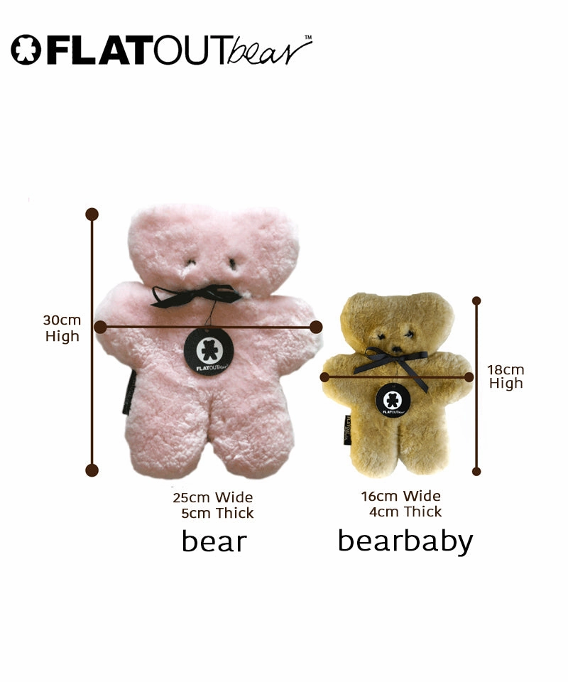 FLATOUT Sheepskin BearBaby - Chocolate