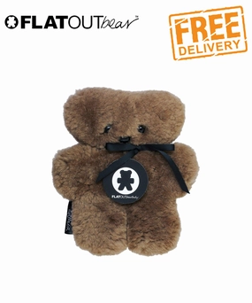 FLATOUT Sheepskin BearBaby - Chocolate