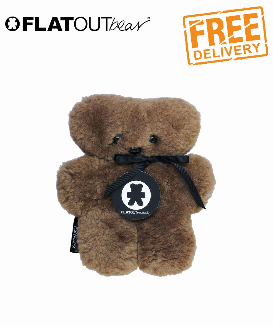 FLATOUT Sheepskin BearBaby - Chocolate