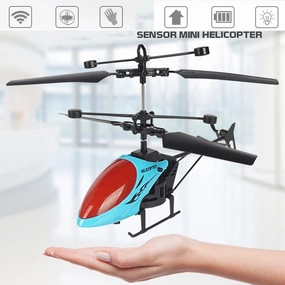 Flying Mini RC Infraed Induction Helicopter Aircraft Flashing Light Mini Helicopter Toys For Kid New Arrival