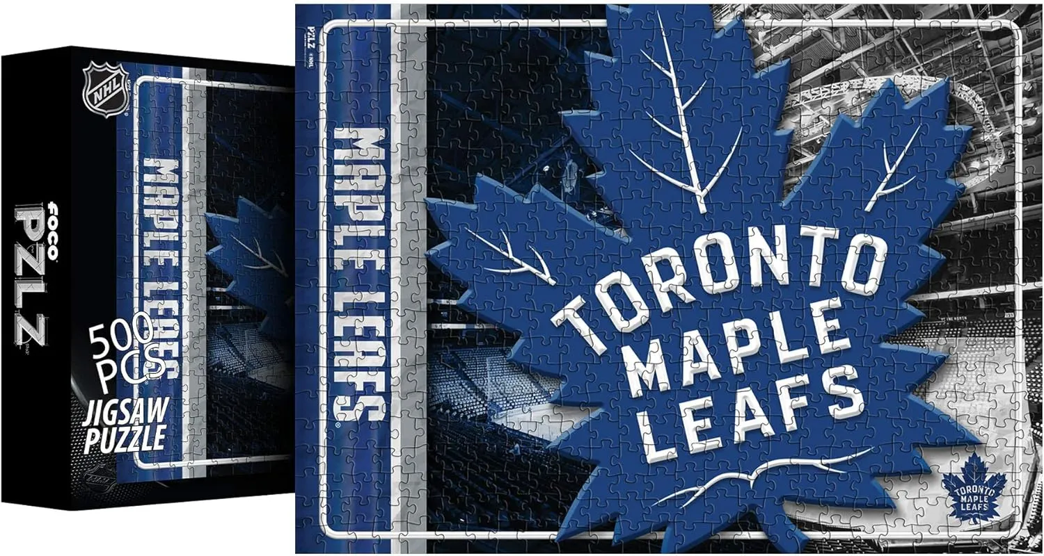 FOCO NHL Unisex-Adult 500 Piece Jigsaw Puzzle PZLZ Set