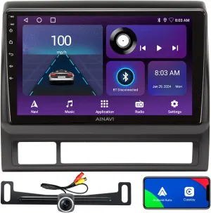for Toyota Tacoma Radio Upgrade 2005-2015, QLED Touch Screen Car Stereo 9 inch Android 13 Head Unit Replacement with Wireless CarPlay Andriod Auto GPS Navigation 5G WiFi Build in 48EQ FM Radio(2 64G)