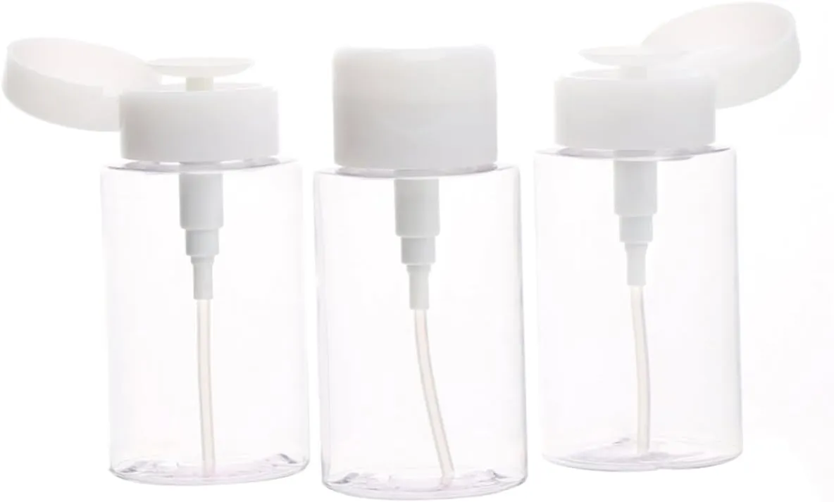 GALPADA 4pcs Portable Makeup Remover Bottles Travel Dispensing Containers Durable Plastic for Home Outdoor Use Design for Easy Identification