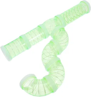 Garneck 1 Set Hamster Tube DIY Connection Plates Adventure Tunnel Kit for Pets Durable Modules for Playtime Includes Connectors and Plates