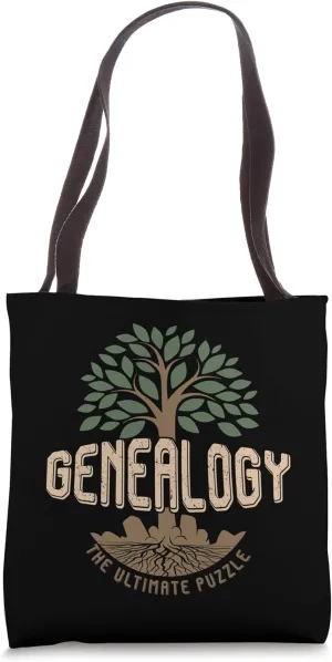 Genealogist Family Historian Genealogy The Ultimate Puzzle Tote Bag