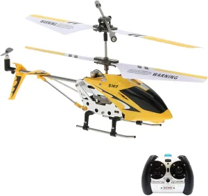 GoolRC Remote Control Helicopter, S107/S107G RC Helicopter for Kids and Adults, 3 Channel Mini Helicopter with Gyro for Boys and Girls (Yellow)