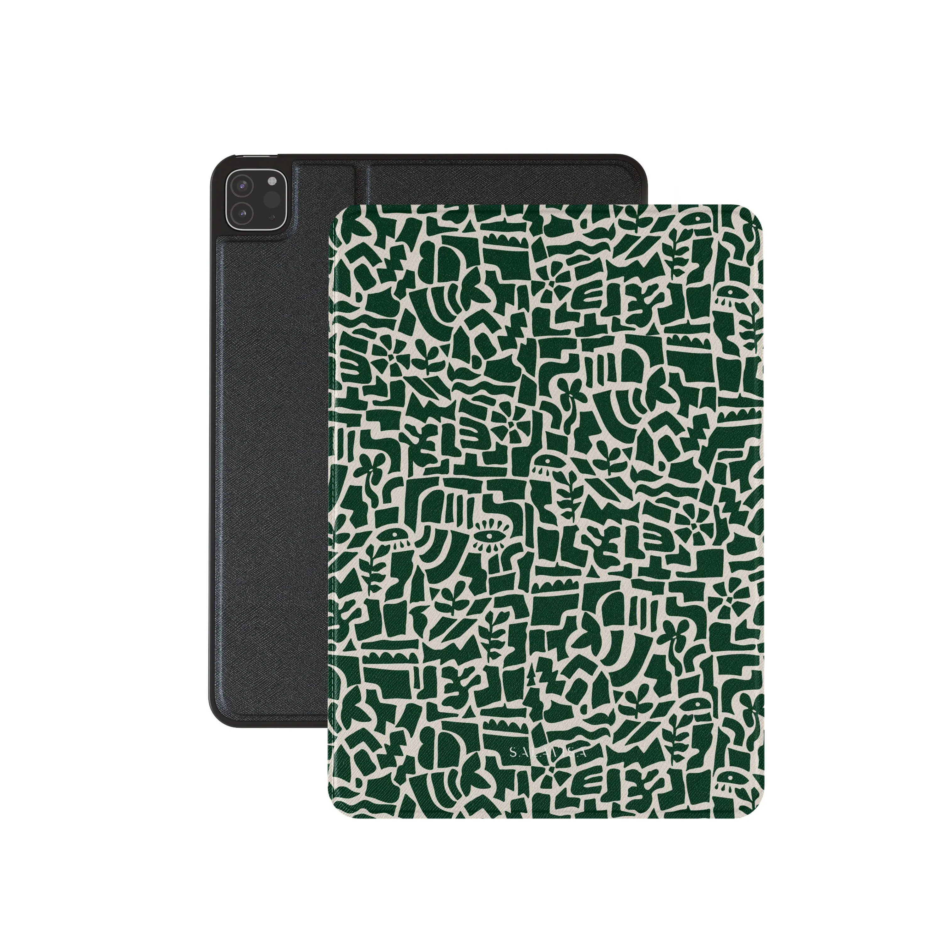 Green Maze iPad Case