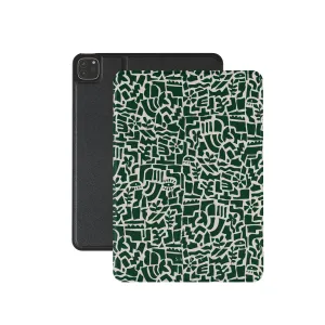 Green Maze iPad Case