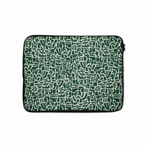 Green Maze Laptop Sleeve