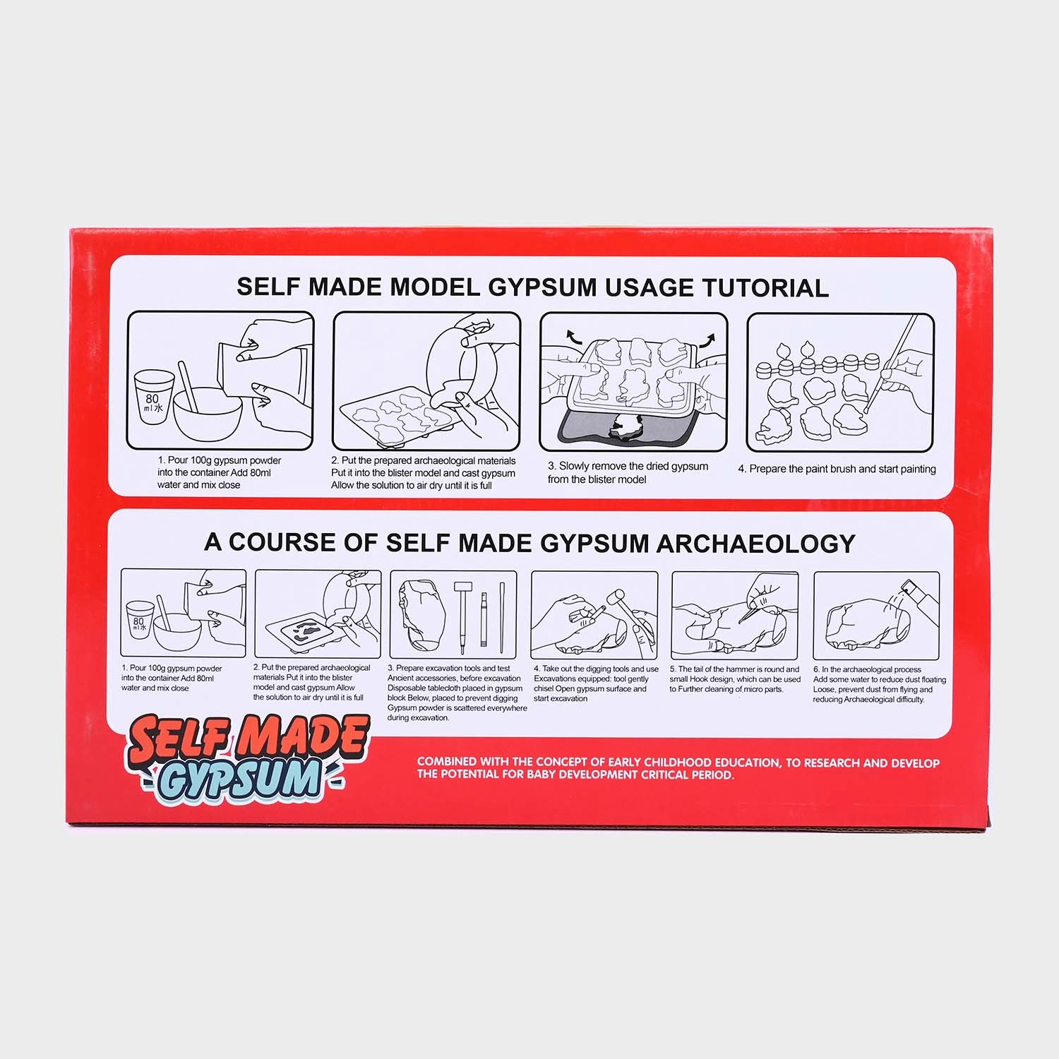 Gypsum & Painting Kit Racing Car For Kids