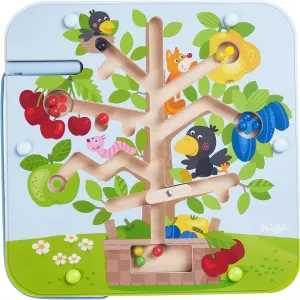 HABA Busy Board for Toddlers 2-4: Orchard Magnetic Maze Puzzle Game, Toddler Travel Toys & Montessori Toys