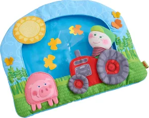 HABA Water Mat for Baby Tummy Time Play, On The Farm Sensory Mat Toys for Infants 6m , Activity Baby Toy