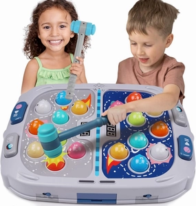 Hammering Pounding Game for Toddlers, Toys for 3  Year Old Boys, Interactive Pounding Toy for Kids, 9 Speeds for Beginners/The Skilled/Experts to Challenge, 11x15Inch Pounding Toy with Sound and Light