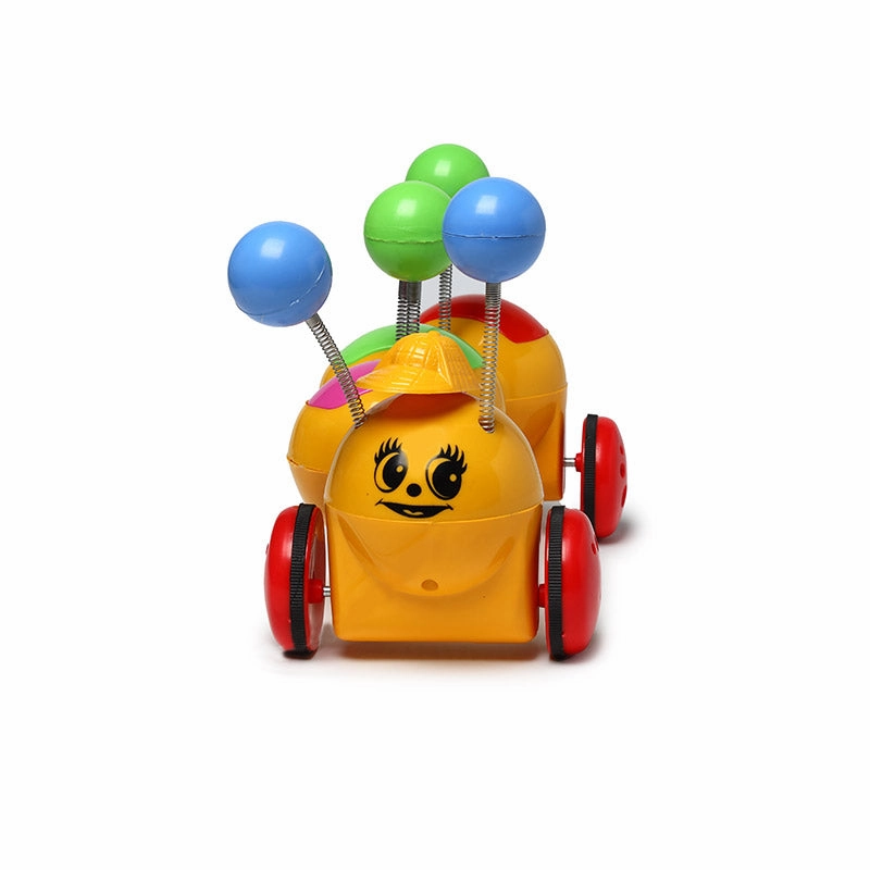 Happy Caterpillar Pull Along | Interactive pull toy | Toy for walking babies Toddler | Movement toy | Early learning Pull toy | Toddler activity toy | For age 12  Months