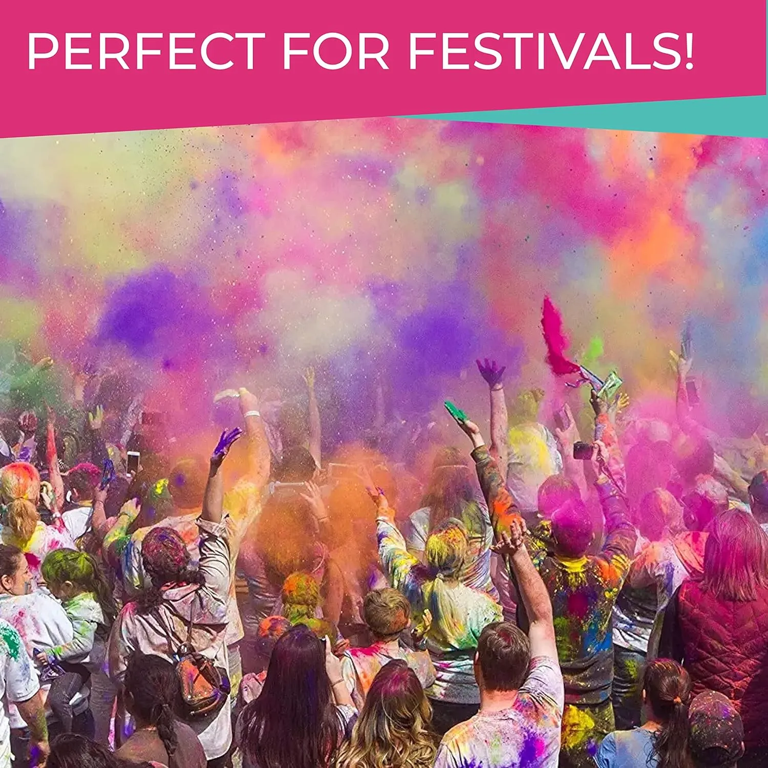Hawwwy Colorful Powder for Holi Festival, Burnout Girl/Boy Gender Reveal Powder Announcement tannerite, Motorcycle Exhaust Car Tires Pink/Blue, Gender Reveal Fireworks