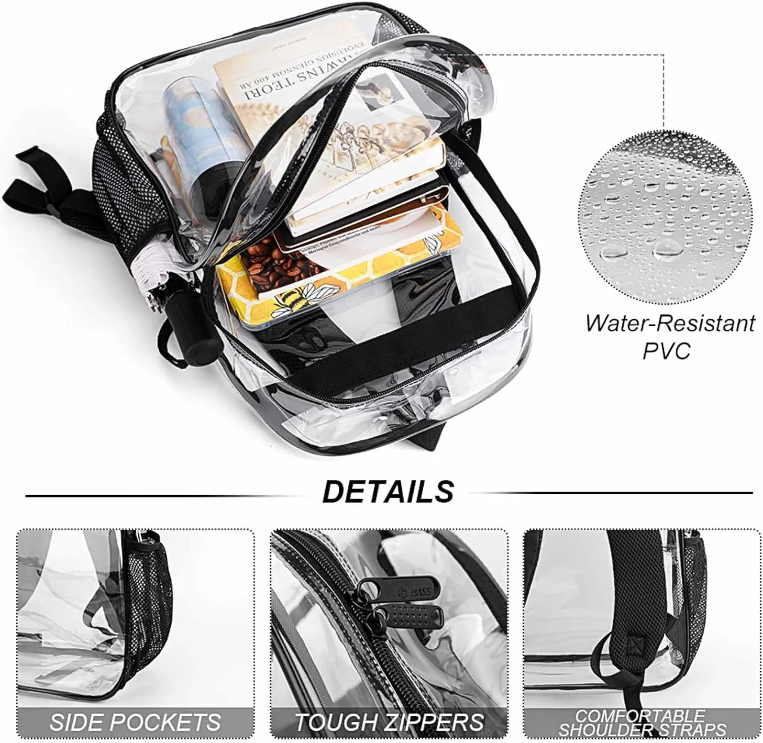 Healing Bible Verse IsaiahVerses Forth Break Down Them Proverbs Bible Verse Images Matthew 17 Inch Transparent Bag Made of PVC Material for Both Men And Women