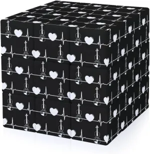 Heart Adults 3x3x3 Color-Matching Smooth Fully Printed Cube Gift