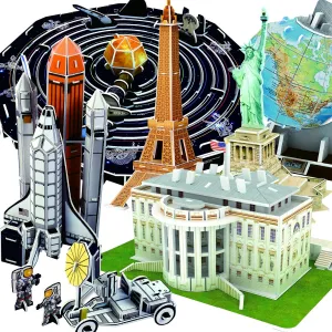 Hedstrom 3D Learning Models 6 pcs. Assorted (94-3990PDQAZ)