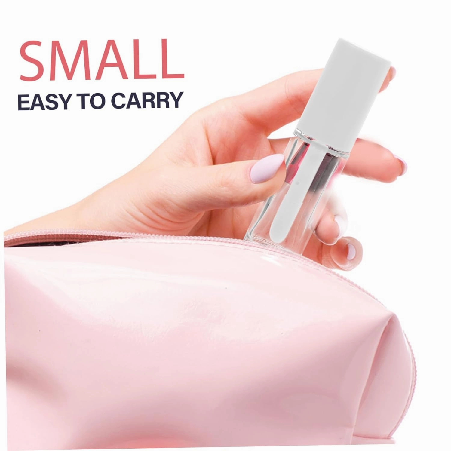 Hemoton 15 Pcs 10ml Large Lip Brush Lip Balm Lip Tint Clear Lip Gloss Lipgloss Lip Gloss Tubes Refillable Lip Gloss Container Lip Gloss Containers Empty Pet Vial Lips Travel White