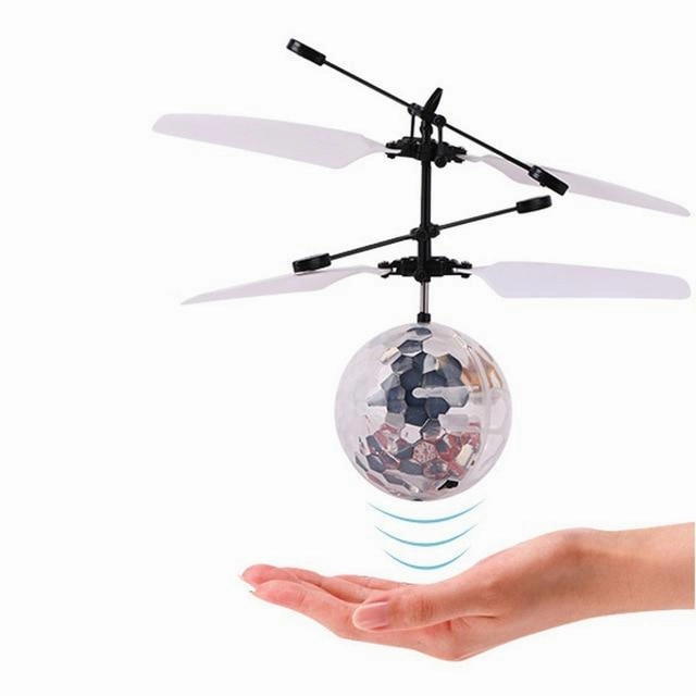 Hiinst 2019 RC Ball Light Remote Toy Plastic Mini LED Flying Drone Remote Toys Kids  Colorful Flyings Helicopter