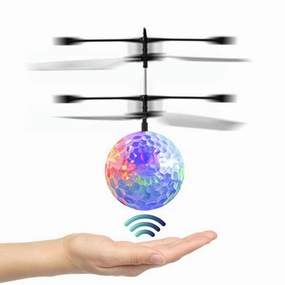 Hiinst 2019 RC Ball Light Remote Toy Plastic Mini LED Flying Drone Remote Toys Kids  Colorful Flyings Helicopter