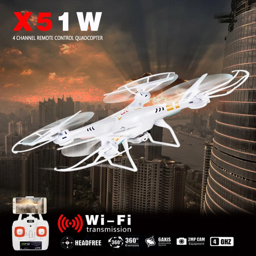 Hot Sale X51W 2.4G Altitude Hold HD Camera Quadcopter RC Drone 2MP WiFi FPV Drone Hover RC Quadcopter RTF RC Helicopter Toys
