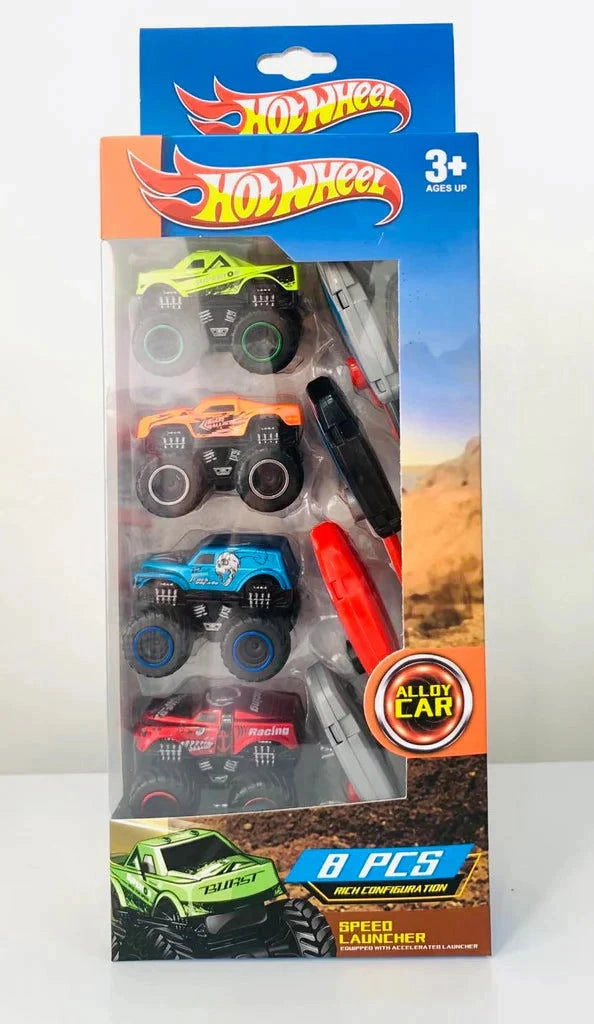 Hot Wheels Key Launcher Car Set