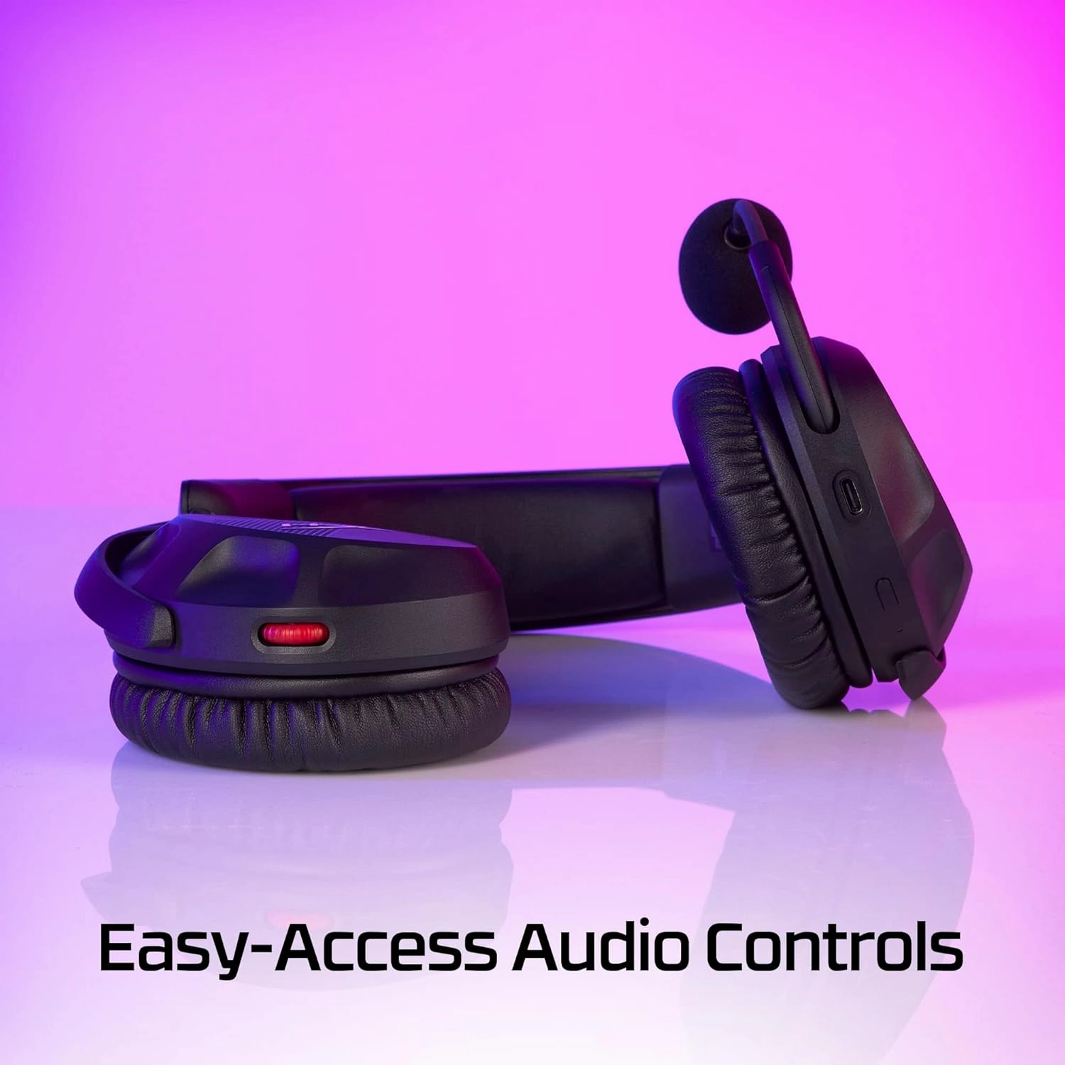 HyperX Cloud Stinger 2 - Wireless Gaming Headset – Compatible with PC. Noise-Cancelling Swivel-to-Mute Microphone, Comfortable Memory Foam, UP to 20 Hours of Battery Life (Renewed)