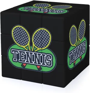 I Love Tennis Funny 3x3x3 Cube Smooth Lightweight Puzzle for Adult Graphic Printing Travel