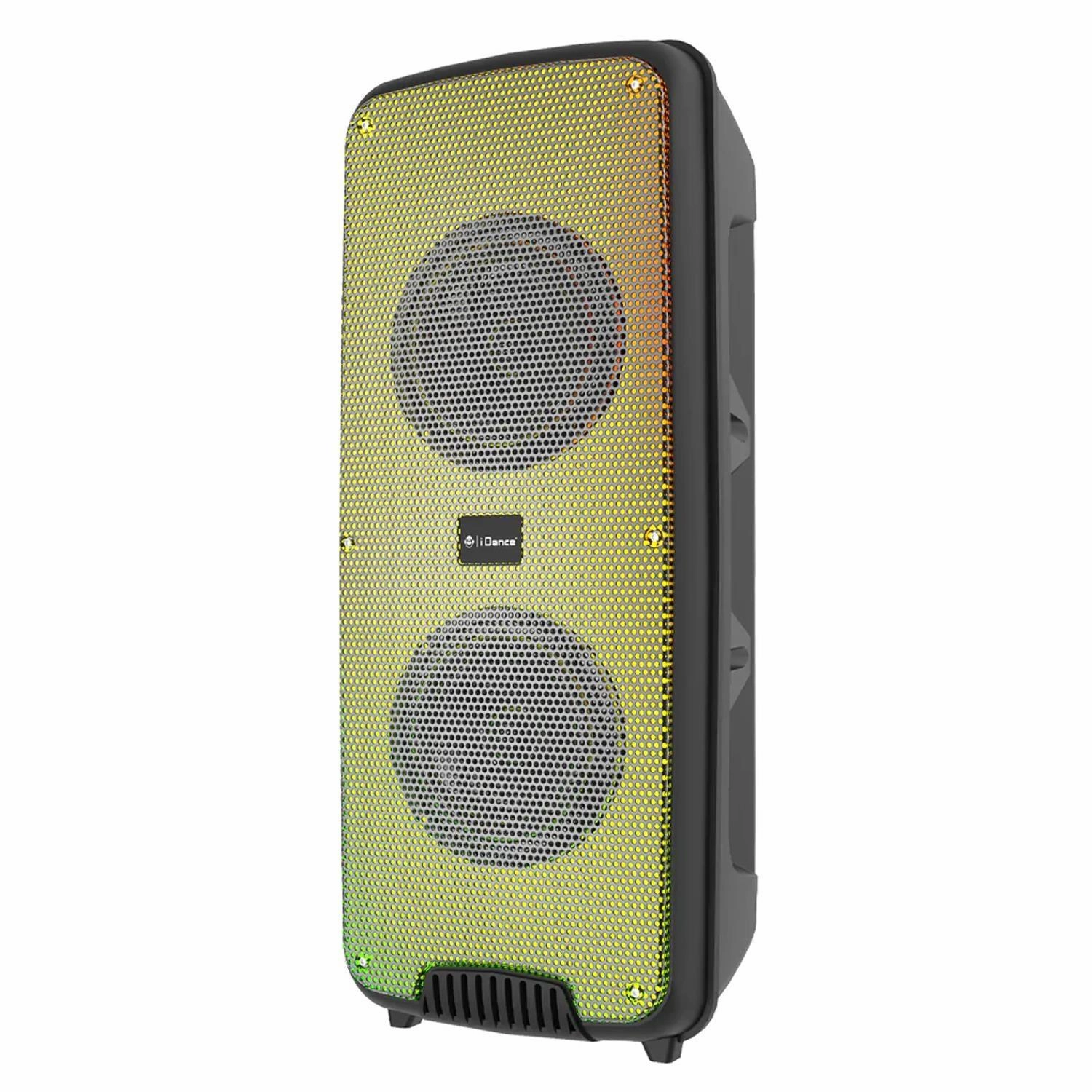iDance Bluetooth Wireless Speaker with Disco Flame Lights   Voice Changer