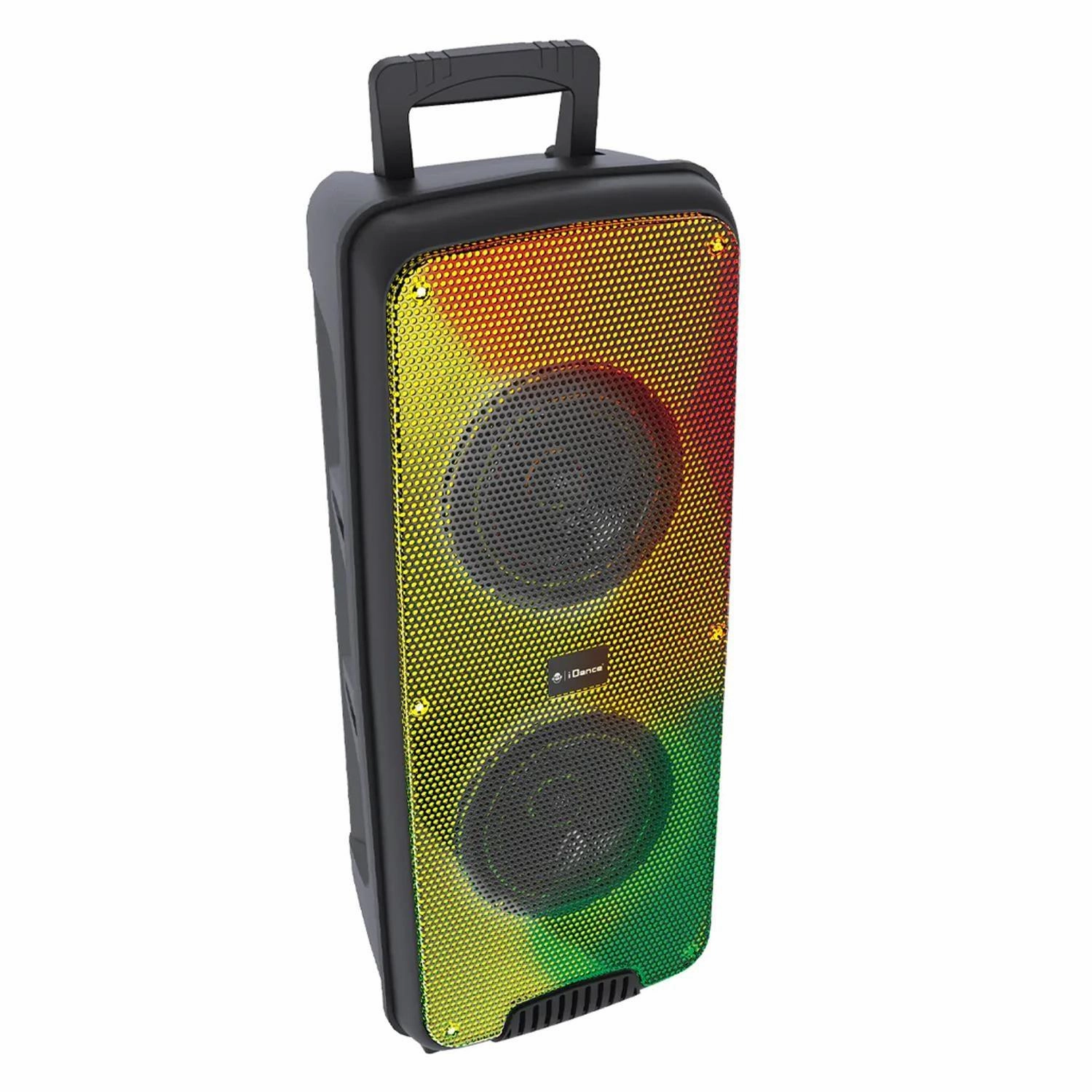 iDance Bluetooth Wireless Speaker with Disco Flame Lights   Voice Changer