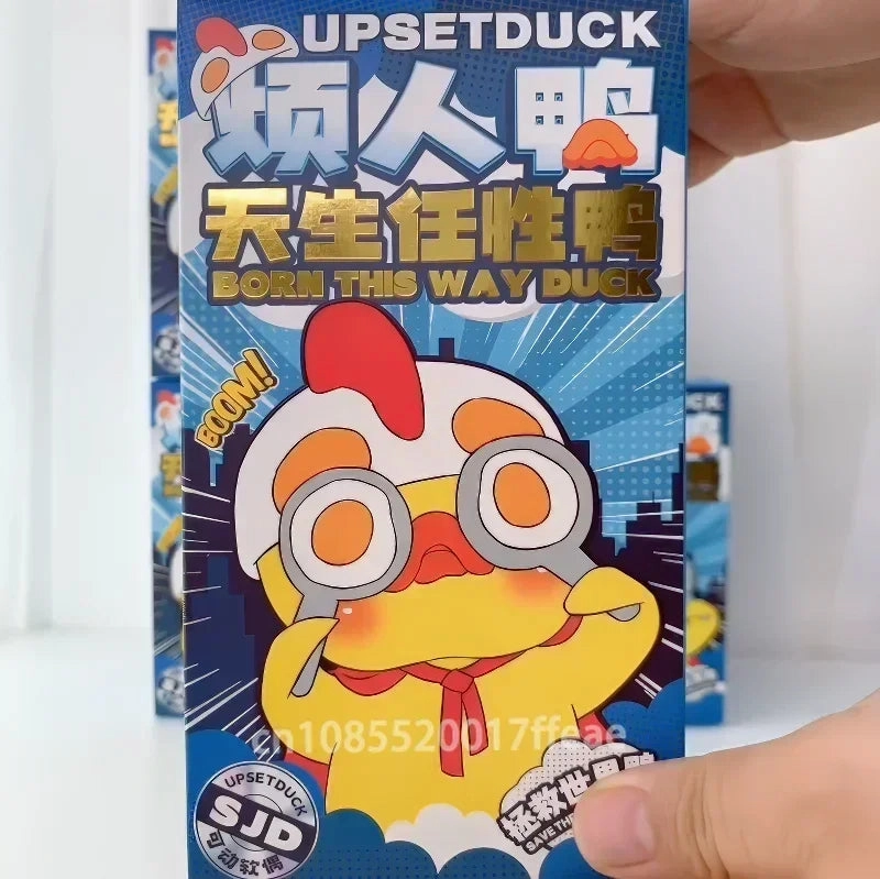 In Stock Upset Duck V3 Upsetduck Born This Way Duck Vinyl Blind Box Cute Toy Fluffy Anime Figure Surprise Mystery Box Gifts Toy