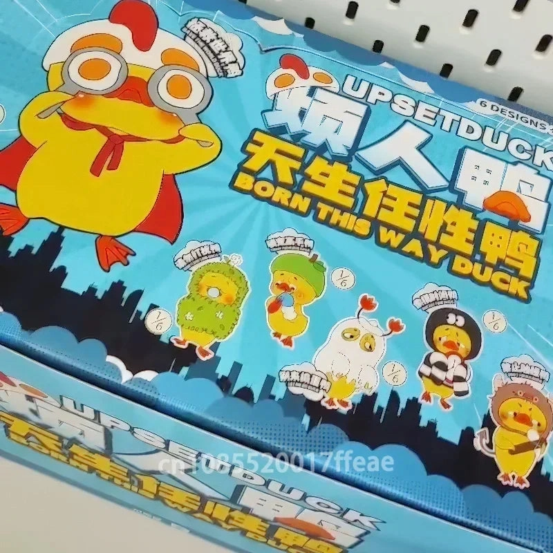 In Stock Upset Duck V3 Upsetduck Born This Way Duck Vinyl Blind Box Cute Toy Fluffy Anime Figure Surprise Mystery Box Gifts Toy