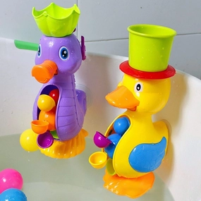 Interactive Bath Toy Duck Waterwheel – Fun & Learning